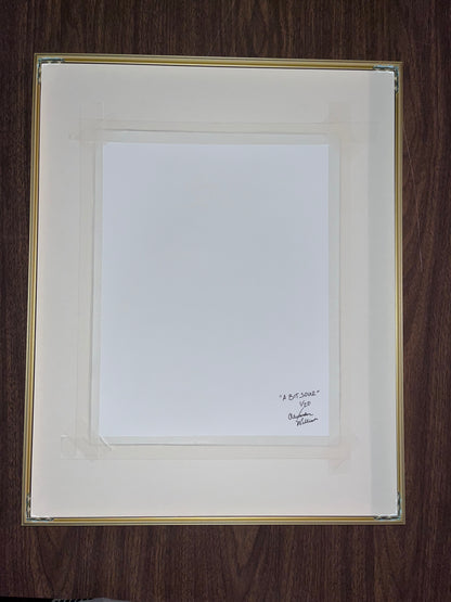 A Bit Sour Signed and Framed 11"x14" Print